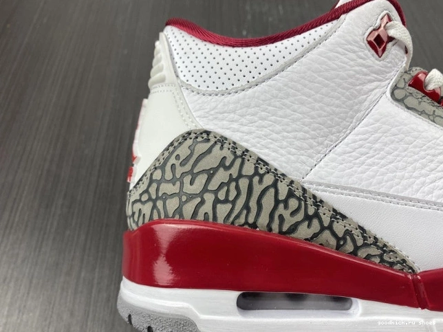 CT8532-126 Jordan Retro 3 Cardinal Red 0717